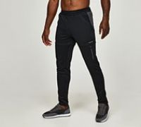 Closure London Zip Poly Track Pant - Black - Size M