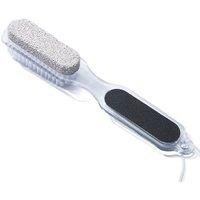 4-In-1 Pedicure Paddle Hard Skin Remover Brush!