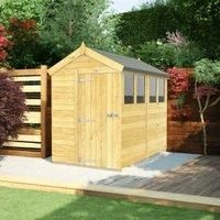DIY Sheds 5 x 8ft Apex Shiplap Pressure Treated Shed