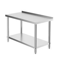 (1200*600*800mm) Stainless Steel Commercial Catering Table Work Bench Kitchen Worktop Table