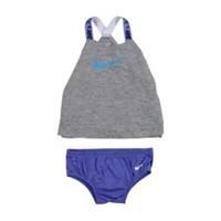 Nike Vest & Pants 2 Piece Set Age 3 Months Baby Girls Grey Purple BNWT Dress