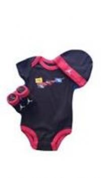 Nike baby  black vest Jersey beanie socks 3pc set size 6 12 months NEW AIRJORDAN