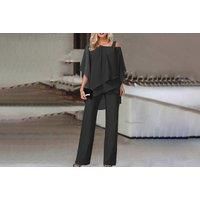 Wide Leg Jumpsuit For Women In 6 Sizes And 5 Colours - Navy