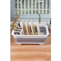 Plastic Collapsible Dish Rack Drainer