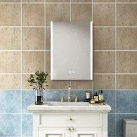 Mordern Frameless 1-Door LED Mirror Cabitnet
