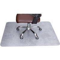 PVC Plastic Clear Non-Slip Office Chair Desk Mat Floor Carpet Floor Protector 120x90cm