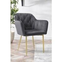 Velvet Upholstered Dining Chair