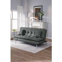 Fabric Upholstered Tufted Sofa Bed