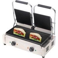 3.6KW Double Commercial Steak Sandwich Press Grill
