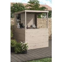 Outdoor Solid Wood Garden Bar