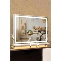 3 Color Mode Hollywood Lighted Rectangle LED Makeup Mirror