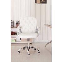 Faux Leather Ergonomic Office Chair with Wheels