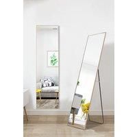 Rectangular Full Length Mirror Freestanding Hanging