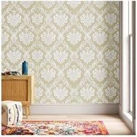 5M x 45Cm Retro Flower Textured PVC Wallpaper Roll