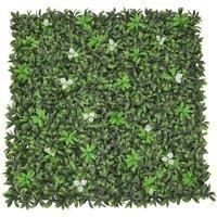 100x100cm Artificial Greenery Panel Foliage Hedge