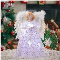 Angel Christmas Tree Topper with LED Lights Home Decor