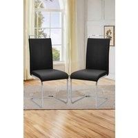 2pcs Metal High Dining Chairs