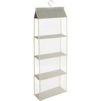 4-Tier Fabric Hanging Organizer Storage