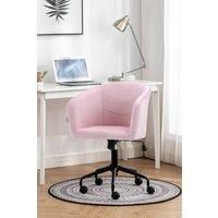 Velvet Swivel Office Task Chair
