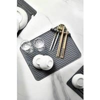 Silicone Heat Resistant Non-Slip Dish Drying Mat for Kitchen Counter