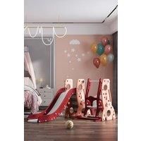 4-in-1 Toddler Climber and Swing Set with Basketball Hoop Kids Swing and Slide Set for Indoor Outdoor Playground