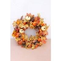 Artificial Wreath for Halloween Thanksgiving Decoration