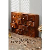 Retro Wooden Drawer Organzier Box