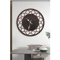 Retro Cut-out Table Desk Clock Resin