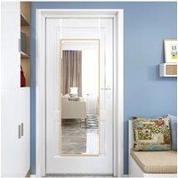 Metal Frame Over the Door Full Length Mirror