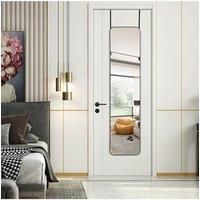 Full Length Mirror with Rounded Corners Door Hanging