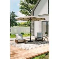 Patio Umbrella Large 3M Traditional Parasol with Round Base