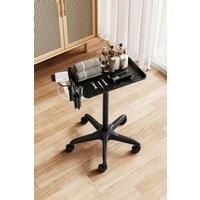 Adjustable Salon Tray Cart on Wheels