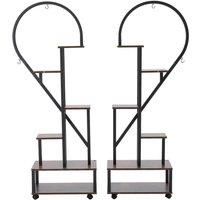 6 Tiered Metal Plant Stand for Indoor Plants Multiple Large Plant Holder Display Shelf