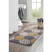 50Cm*80Cm Hexagonal Pattern Absorbent Bathroom Mat