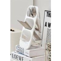 3-Compartment Plastic Utensil Holder