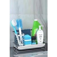 Stainless Steel Sink Organizer with Drain Tray