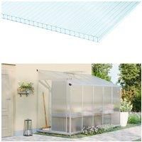 28Pcs Clear Polycarbonate Sheets for Greenhouse Covering