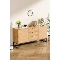 3 Drawers Wooden Side Cabinet