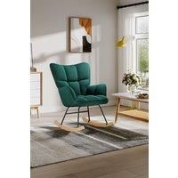 Tufted Upholstered Rocking Chair
