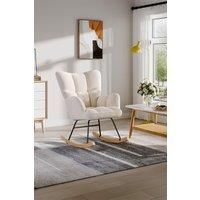 Tufted Upholstered Rocking Chair