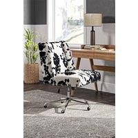 Milk Cow Print Swivel Office Chair