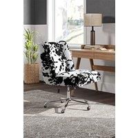 Milk Cow Print Swivel Office Chair