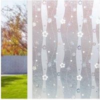 Living and Home Glass Window Adsorption Film in White