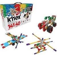 K'NEX Beginner 40 Model Building Set, Educational Toys for Boys and Girls, 141 Piece Beginners Learning Kit, Engineering for Kids, Fun and Colourful Building Construction Toys for Children Aged 5 +