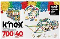 K/'NEX 80209 Mega Models Building Set, 3D Educational Toys for Kids, 700 Piece Stem Learning Kit, Engineering for Kids, Colourful 40 Model Building Construction Toy for Children Aged 7 +