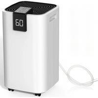 Dehumidifier 20 L, Dehumidifier Cellar Rooms with Digital Display, 24H Timer, Automatic Defrosting,