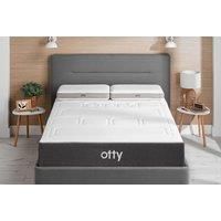 Otty 1 Box Contemporary Dark Grey Bed Frame - 3 Sizes