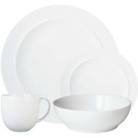 Denby White Dinner Set - 16 Piece