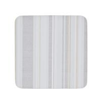 Denby Stripe Coasters, Set of 6, Cream
