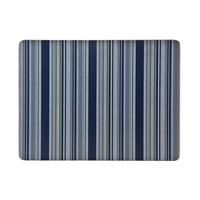 Denby Set Of 6 Black Stripe Cork Backed Placemats